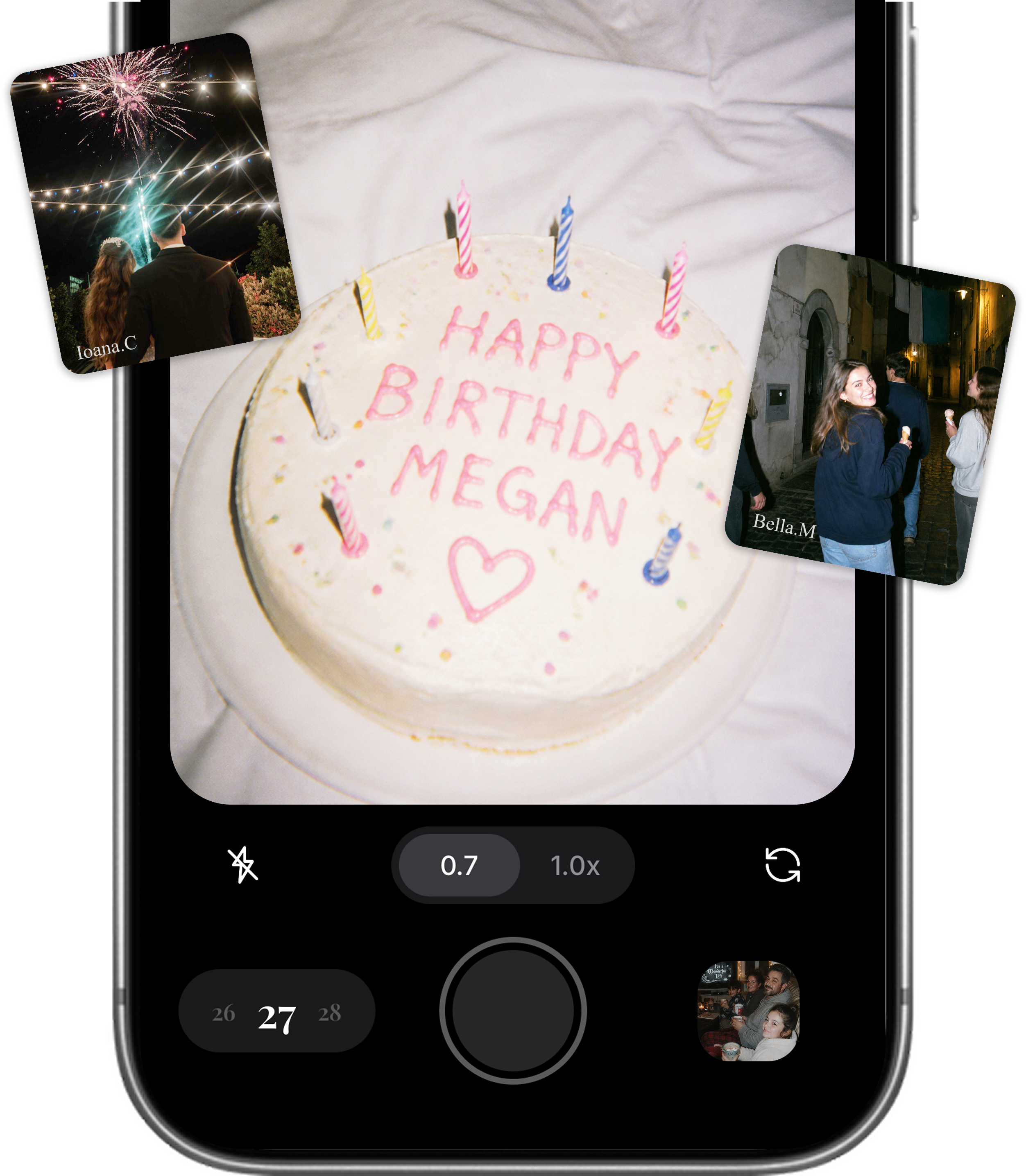 Capturing photos together with the Memoir camera